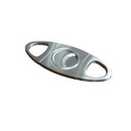 Silver Stainless Steel Guillotine Style Cigar Cutter